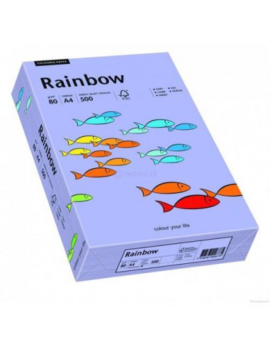 Papier Rainbow 160g R60 fioletowy pak. 250A4-6046