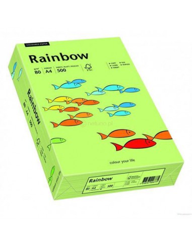Papier Rainbow 80g R74 zielony pak. 500A4-6049