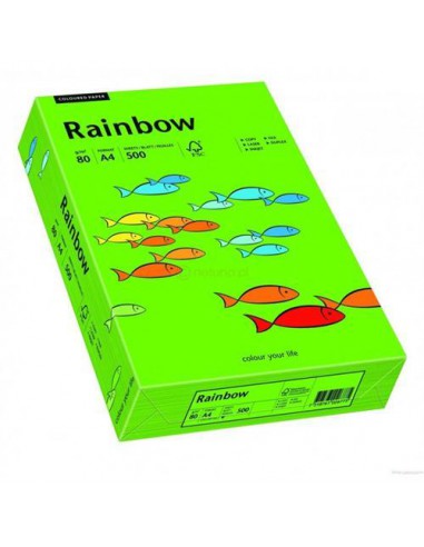 Papier Rainbow 160g R78 ciemny zielony pak. 250A4-6050