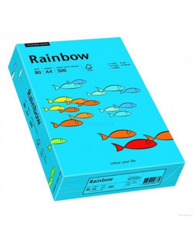 Papier Rainbow 160g R87 niebieski pak.250A4-6064
