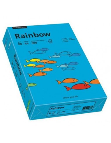 Papier Rainbow 160g R88 ciemny niebieski pak 250A4-6066