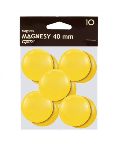 Magnes 40mm GRAND żółty 10szt-2970