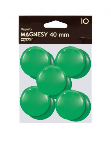 Magnes 40mm GRAND zielony 10szt-2969