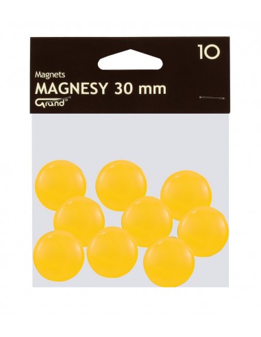 Magnes 30mm GRAND żółty 10szt-2964