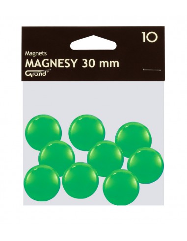 Magnes 30mm GRAND zielony 10szt-2956