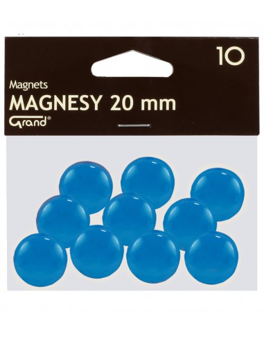 Magnes 20mm GRAND niebieski 10szt-2941