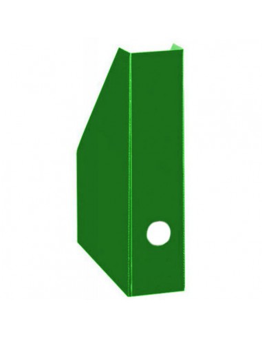Pojemnik A4 na czasopisma kartonowy 7 cm zielony-3736