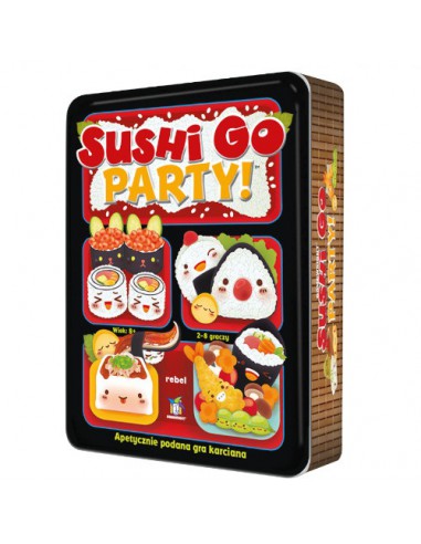 Gra karciana Sushi Go Party!