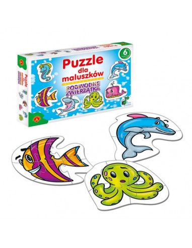 Puzzle dla maluszków- Podwodne zwierzęta Alexander