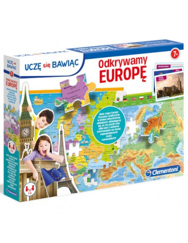 Gra edukacyjna Odkrywamy Europę 7+ Clementoni