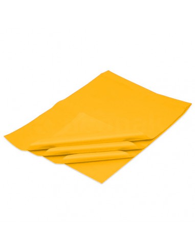 Bibuła gładka 50x70 "4" żółta 25ark