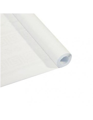 Obrus papierowy DAMAS biały 1,18x8m