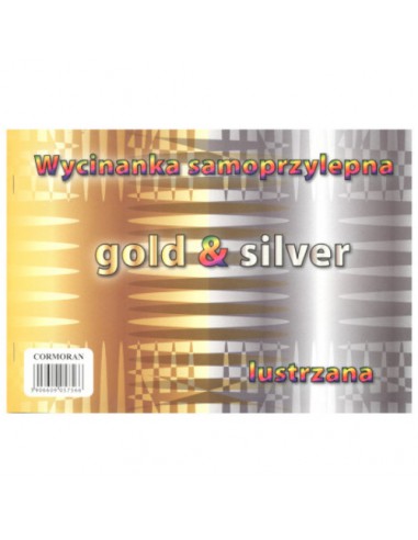 Wycinanka A4 samoprzylepna Gold/Silver Cormoran