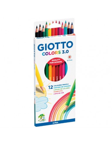 Kredki ołówkowe Giotto Colors 12 kol.