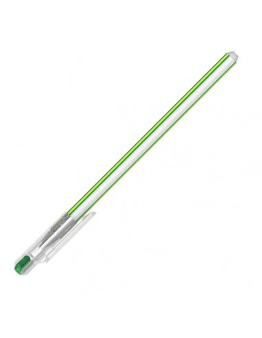 Długopis ze skuwką 0,6 mm w paski  MPM FO-031