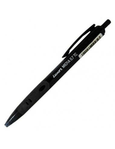 Długopis MICRA LUXOR automatyczny czarny 0,7 mm