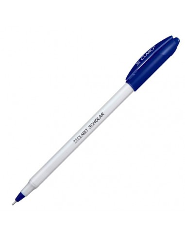 Długopis skuwka CLARO SCHOLAR niebieski 0,6 mm