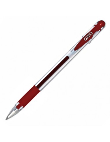 Długopis żelowy GRAND czerwony GR-101