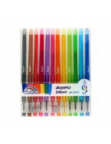 Długopis żelowe -12 kolorów  GRAND