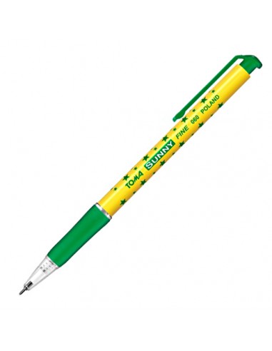Długopis TOMA SUNNY 0,7mm automatyczny zielony