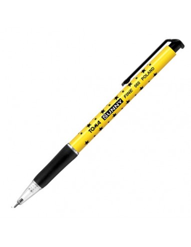 Długopis TOMA SUNNY 0,7mm automatyczny czarny
