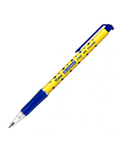 Długopis TOMA SUNNY 0,7mm automatyczny niebieski