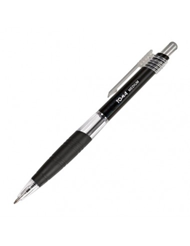 Długopis TOMA MEDIUM automatyczny czarny 1,0 mm