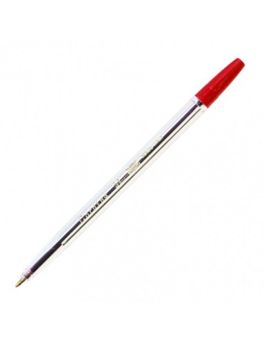 Długopis ze skuwką CORVINA czerwony