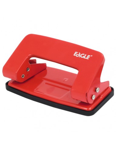 Dziurkacz biurowy EAGLE 709R 15 kartek czerwony
