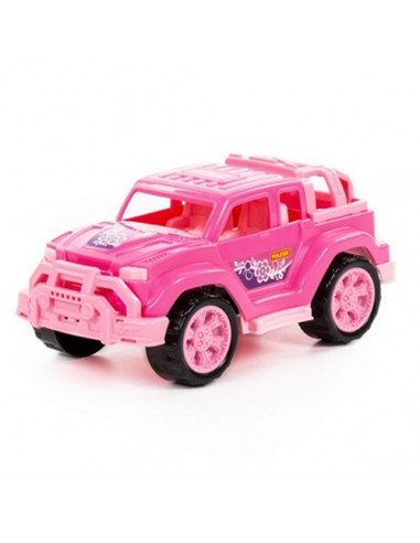 "Legionista mini" samochód różowy w siatce