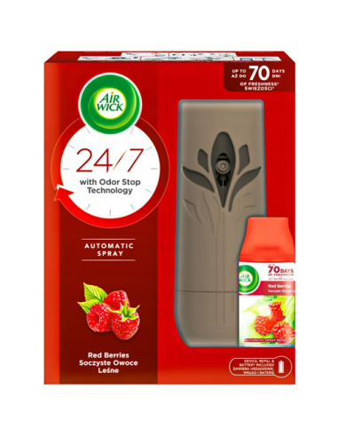 Odświeżacz Air Wick Freshmatic Soczyste Owoce Leśne komplet