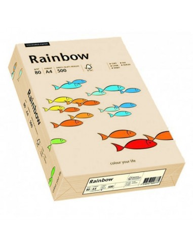 Papier Rainbow 80g R06 Kość słoniowa pak.500A