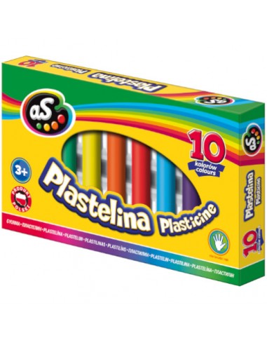 Plastelina szkolna 10 kolorów 'AS'