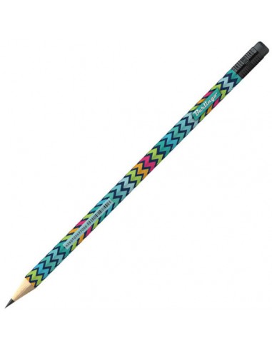Ołówek BERLINGO Fantasy HB z gumką okrągły