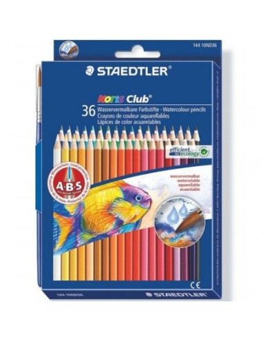 Kredki ołówkowe akwarelowe NORIS 36 kolorów STAEDTLER
