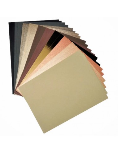 Zestaw papierów kolorowych brązowych pak.20A5