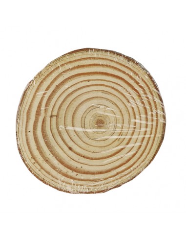 Dekoracja podkładka drewniana 10 cm (+/- 1 cm)