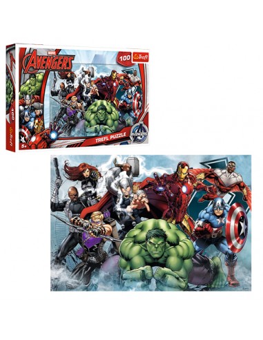 Puzzle "100 - Do ataku" Avengers Trefl