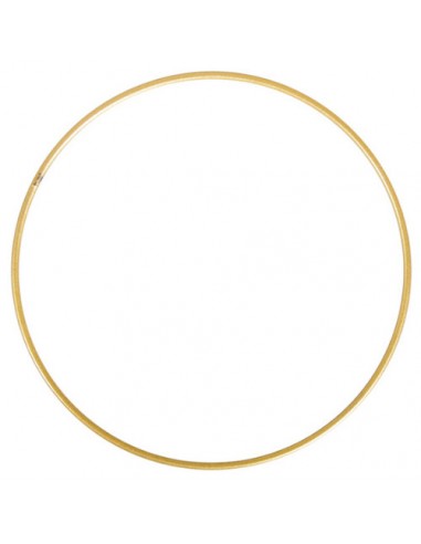 Ring metalowy obręcz 15 cm złoty
