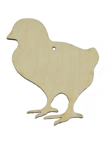 Drewniany Kurczak Wielkanoc 30cm 1szt