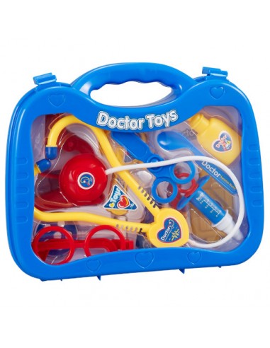 Zabawkowy zestaw lekarski w walizce