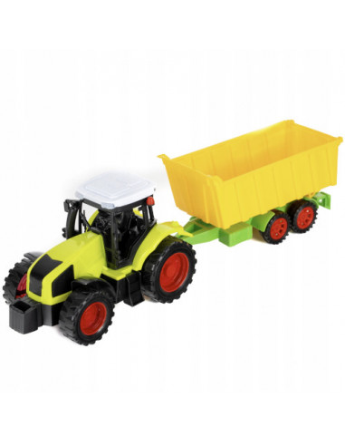 Traktor z przyczepą, napęd frykcyjny 40cm