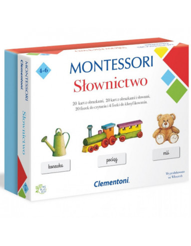 Gra - nauka SŁOWNICTWO Montessori 4 - 6 lat