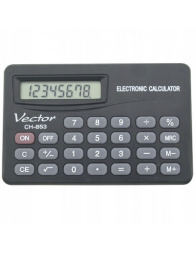 Kalkulator Vector CH-853 podstawowy 8,5x5,5 cm
