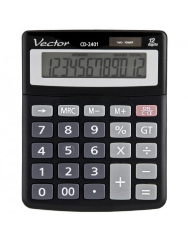 Kalkulator Vector CD-2401 10,5x13,3 cm podstawowy