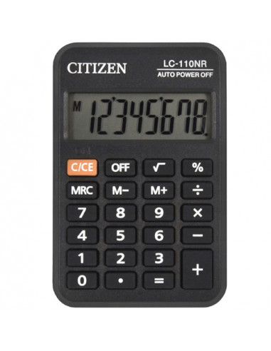 Kalkulator kieszonkowy CITIZEN LC-110NR 6x8,5 cm