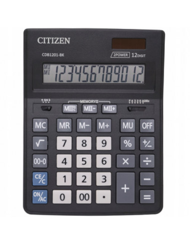 Kalkulator CITIZEN CDB-1201BK