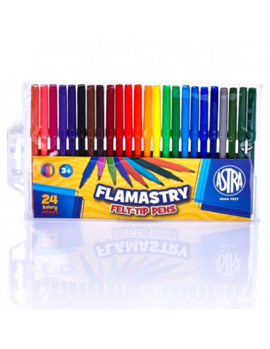 Pisaki flamastry 24 kolory ASTRA
