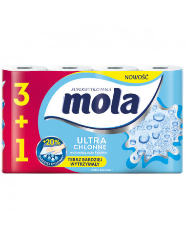 Ręcznik papierowy MOLA ultra-chłonny 4 szt.
