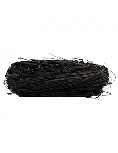 Sznurek Rafia naturalna dekoracyjna- czarna 50 g